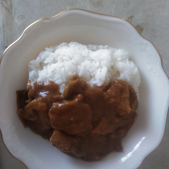 長芋がシャキシャキのカレーライス